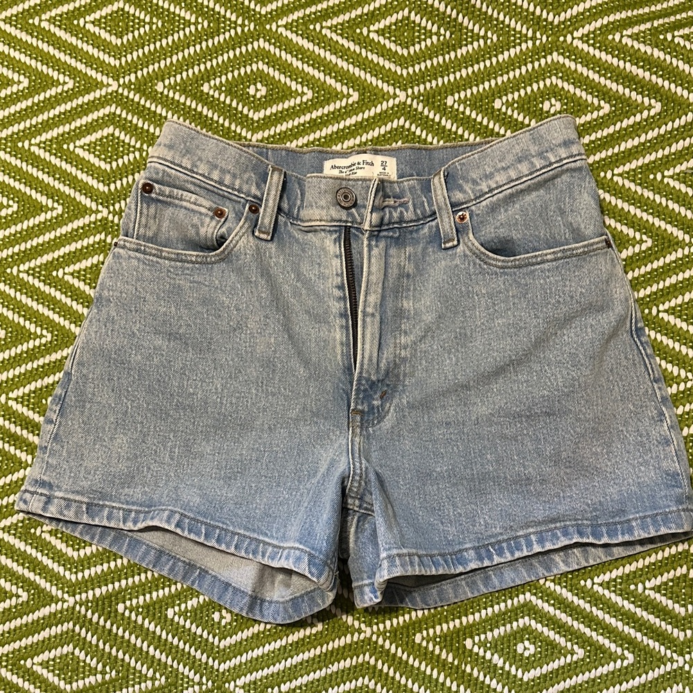 Abercrombie & Fitch Light Blue Jean Shorts